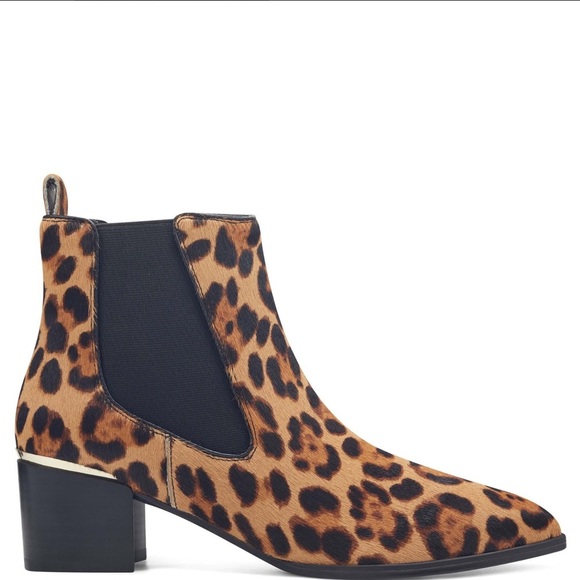 Nine West leopard bootie - Picture 1 of 11